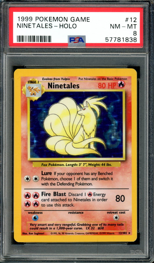PSA 8 Ninetales (12/102) [Base Set]
