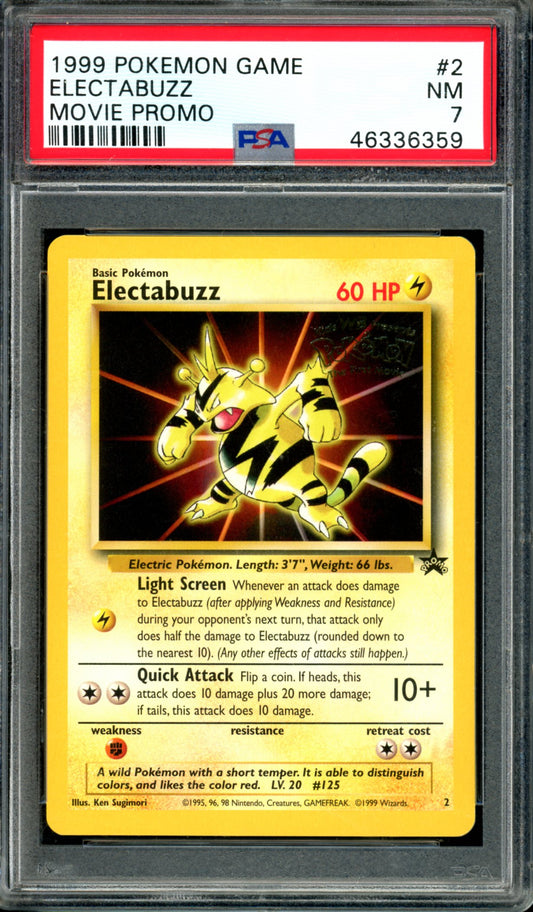 PSA 7 Electabuzz (2) [Black Star Promo]