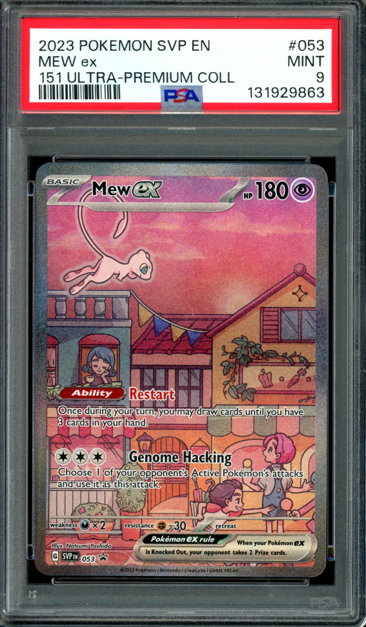 PSA 9 Mew EX (SVP053) [Black Star Promo]
