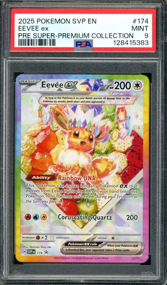 PSA 9 Eevee EX (SVP174) [Black Star Promo]