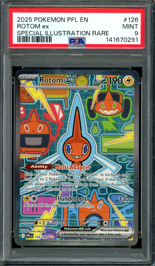 PSA 9 Rotom EX (126/094) [Phantasmal Flames)