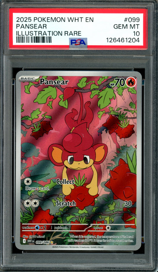 PSA 10 Pansear (099/086) [White Flare]