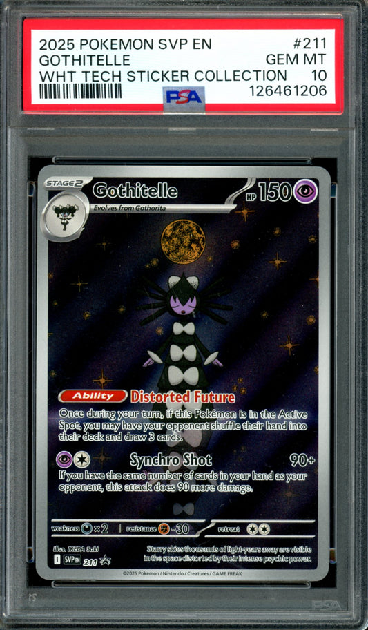 PSA 10 Gothitelle (SVP211) [Black Star Promo]