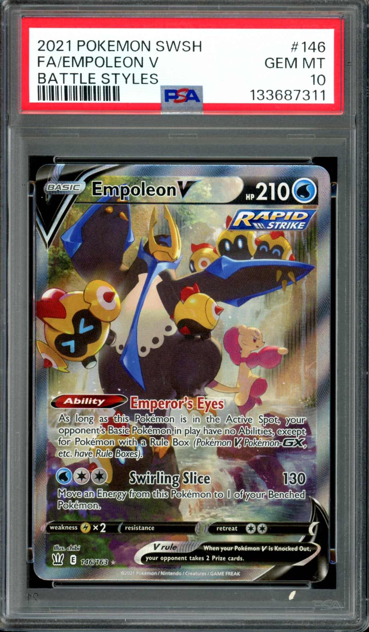 PSA 10 Empoleon V (146/163) [Battle Styles]
