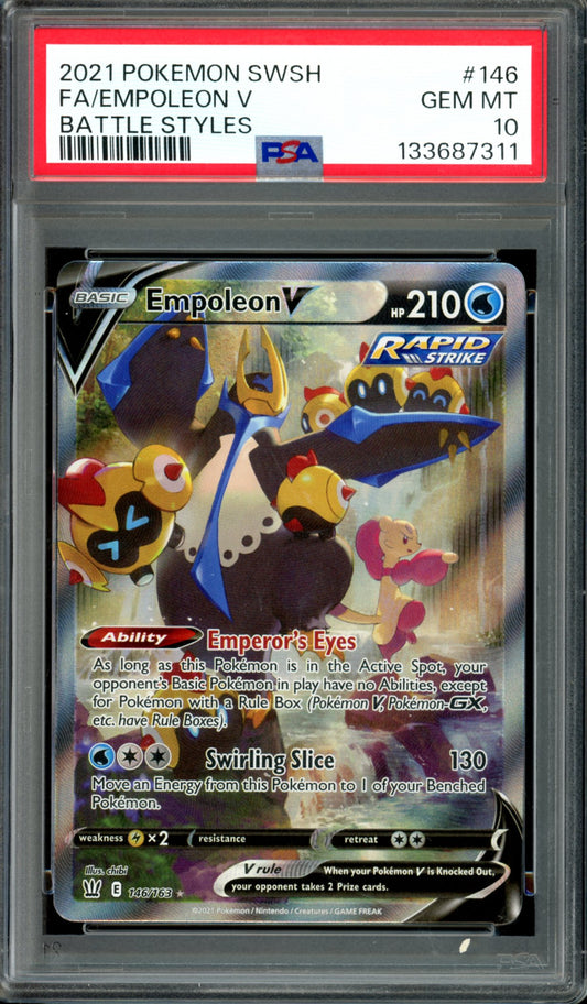 PSA 10 Empoleon V (146/163) [Battle Styles]