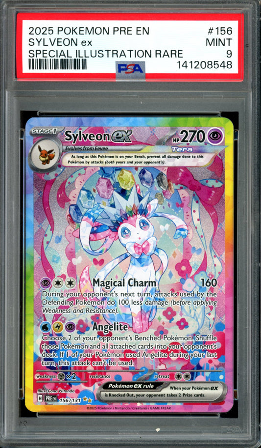 PSA 9 Sylveon EX (156/131) [Prismatic Evolutions]