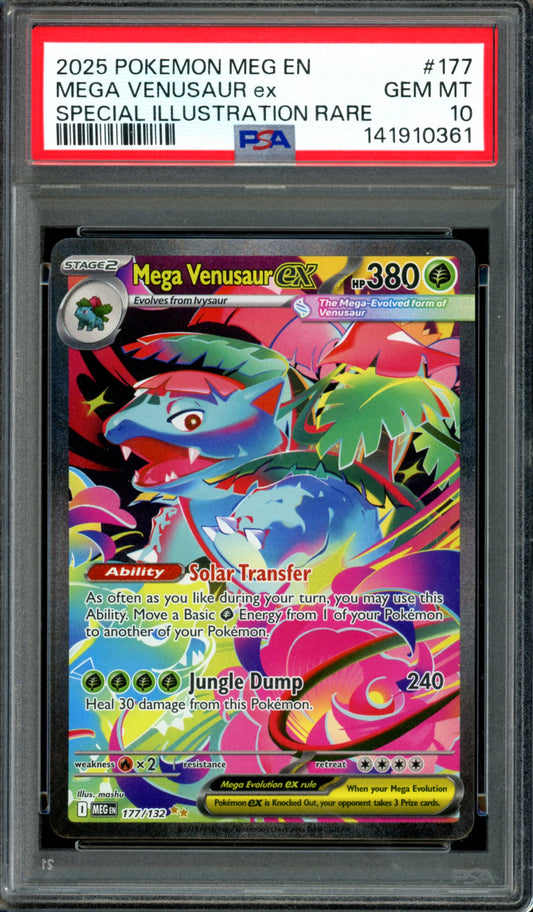 PSA 10 Mega Venusaur EX (177/132) [Mega Evolution)