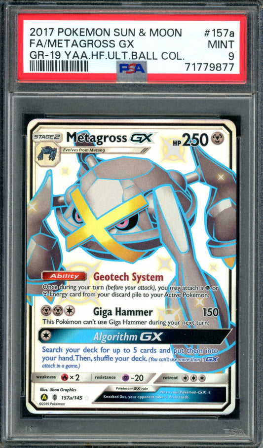 PSA 9 Metagross GX (157a/145) [Alternate Art]