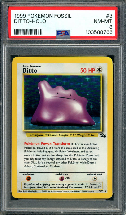 PSA 8 Ditto (3/62) [Fossil]