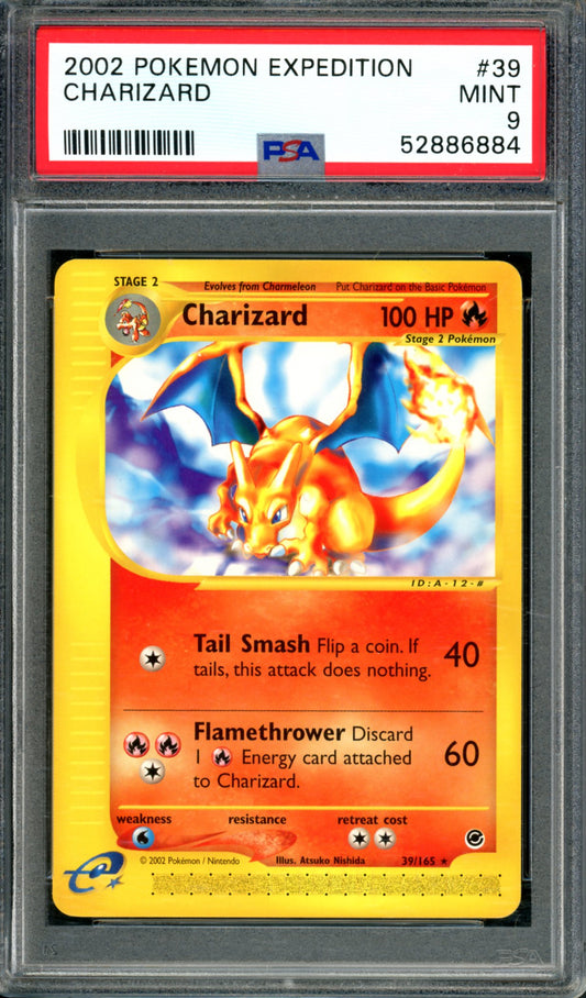 PSA 9 Charizard (39/165) [Expedition]