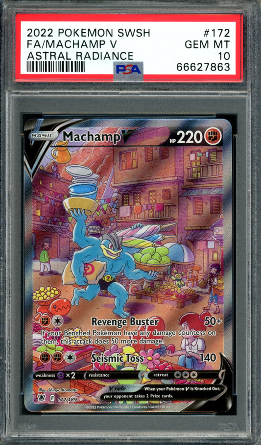 PSA 10 Machamp V (172/189) [Astral Radiance]