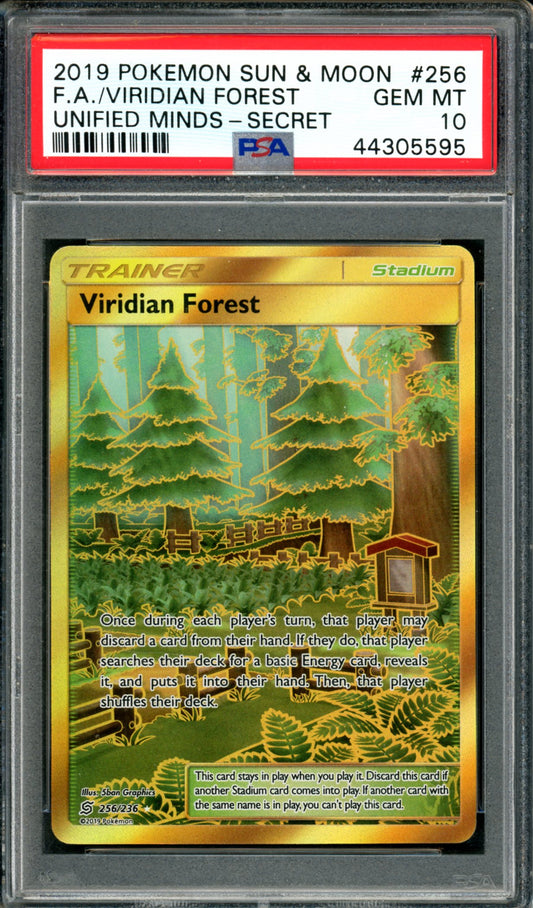 PSA 10 Viridian Forest (256/236) [Unified Minds]