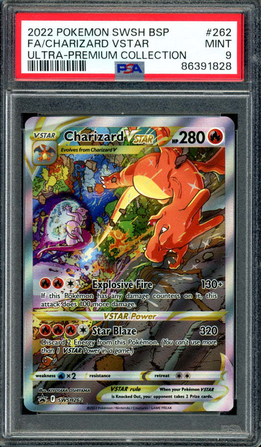 PSA 9 Charizard VSTAR (SWSH262) [Black Star Promo]