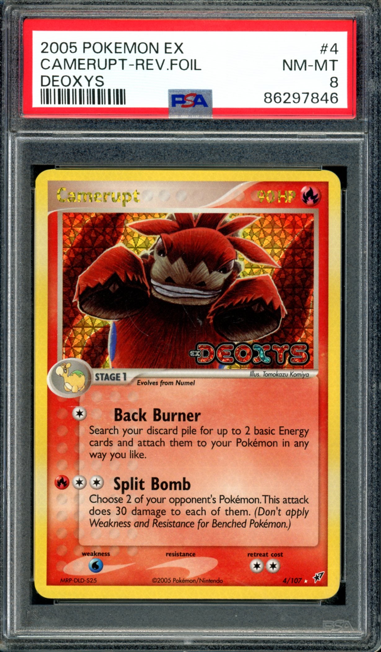 PSA 8 Camerupt (4/107) [Deoxys]