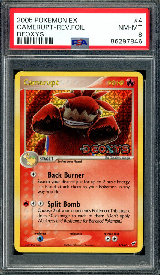 PSA 8 Camerupt (4/107) [Deoxys]