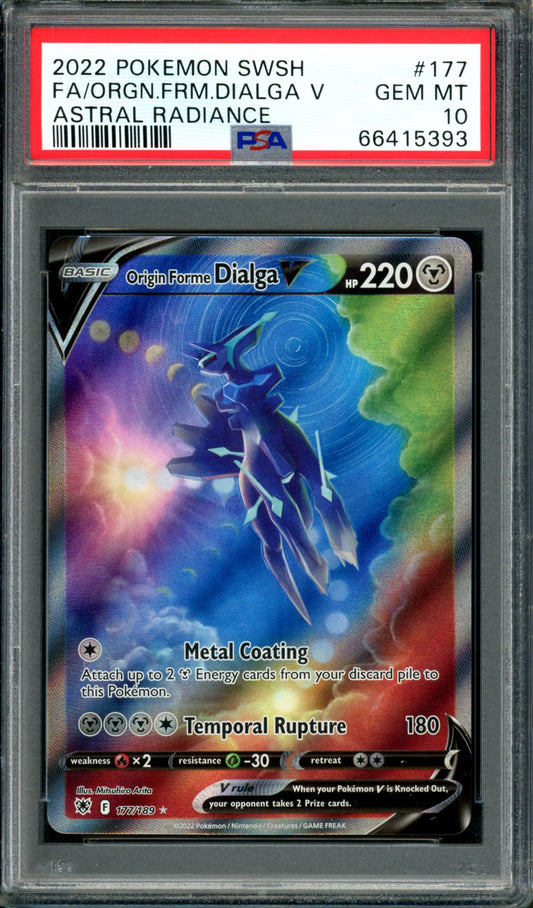 PSA 10 Origin Forme Dialga V (177/189) [Astral Radiance]