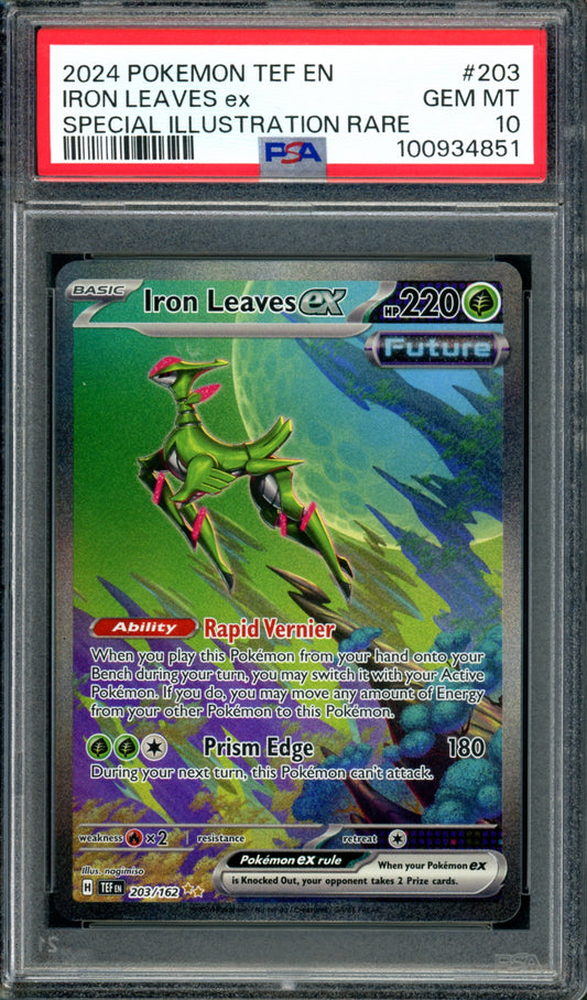 PSA 10 Iron Leaves EX (203/162) [Temporal Forces]