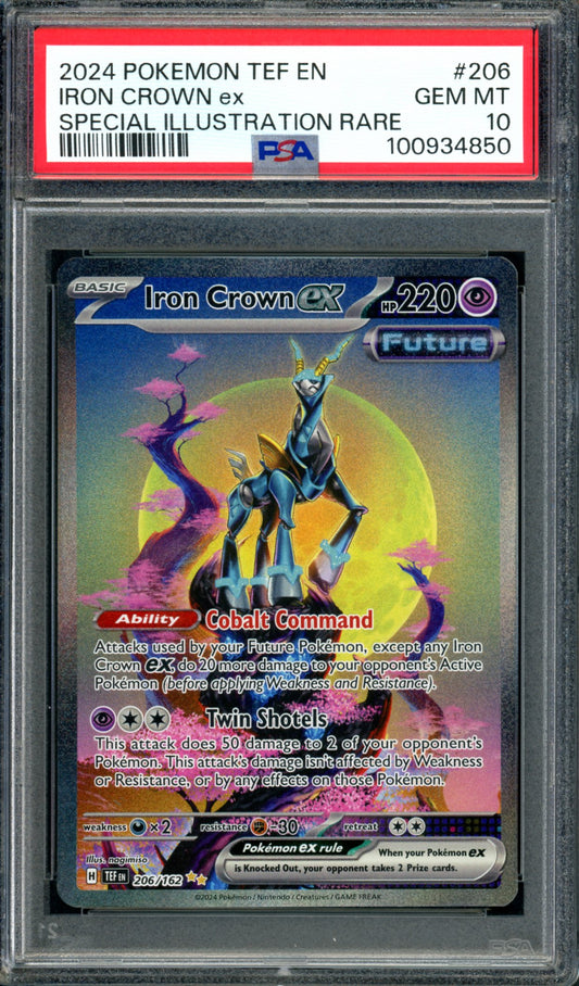 PSA 10 Iron Crown EX (206/162) [Temporal Forces]