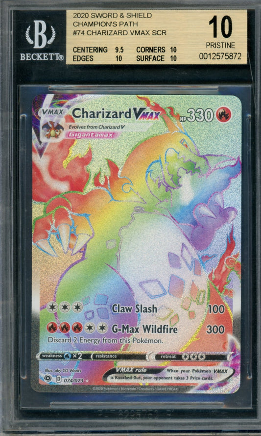 BGS 10 Charizard VMAX (074/073) [Champions Path]