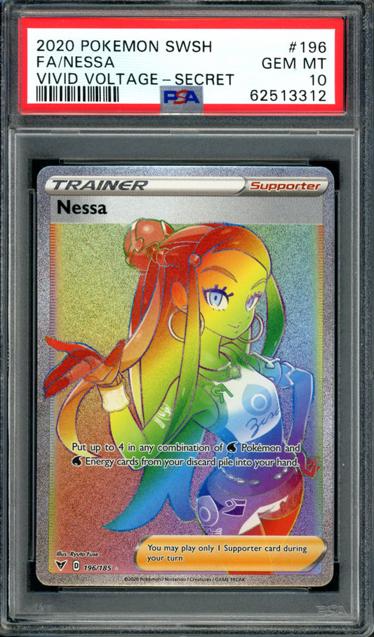 PSA 10 Nessa (196/185) [Vivid Voltage]