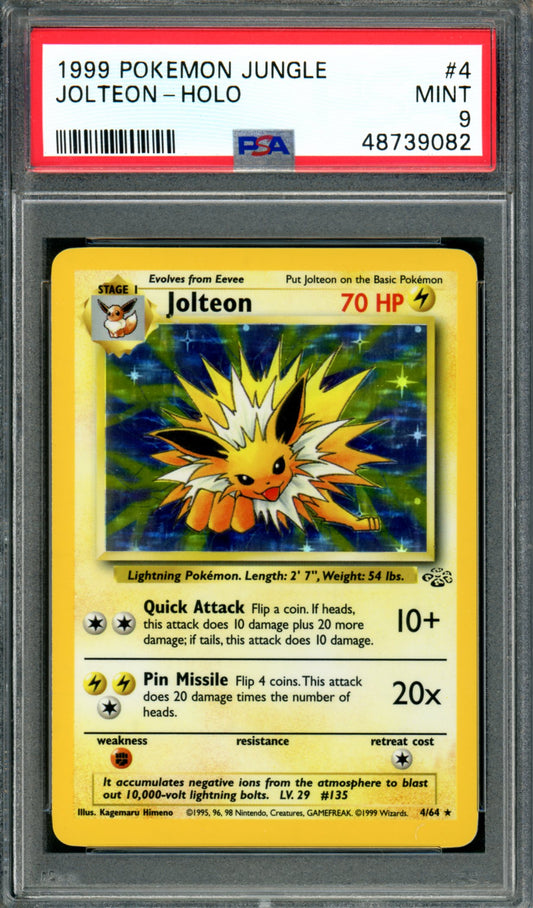 PSA 9 Jolteon (4/64) [Jungle]