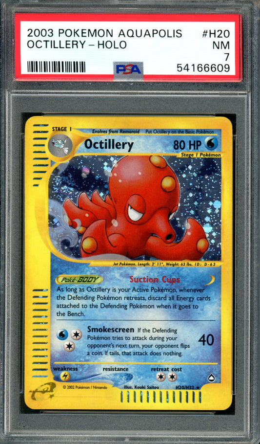 PSA 7 Octillery (H20/H32) [Aquapolis]