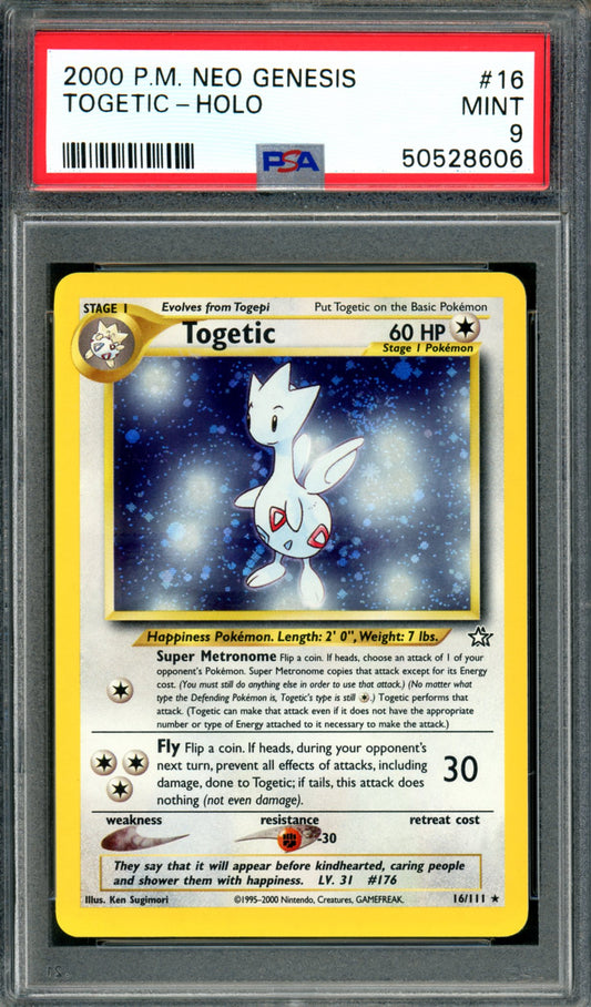 PSA 9 Togetic (16/111) [Neo Genesis]