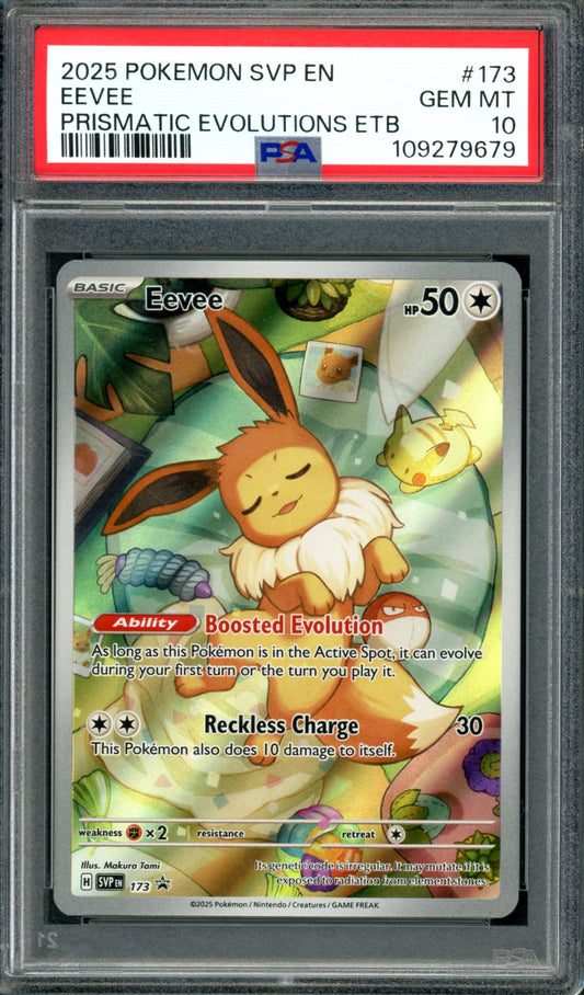 PSA 10 Eevee (SVP173) [Black Star Promo]