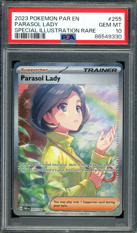 PSA 10 Parasol Lady (255/182) [Paradox Rift]