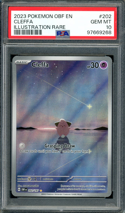 PSA 10 Cleffa (202/197) [Obsidian Flames]