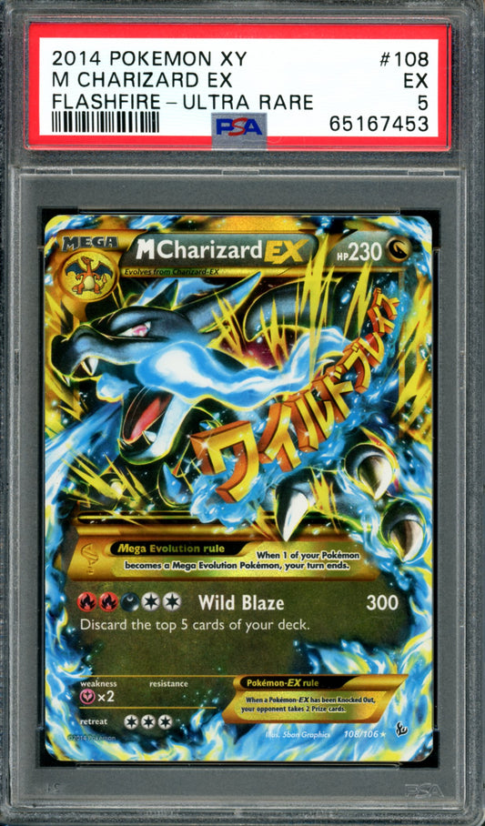 PSA 5 M Charizard EX (108/106) [Flashfire]