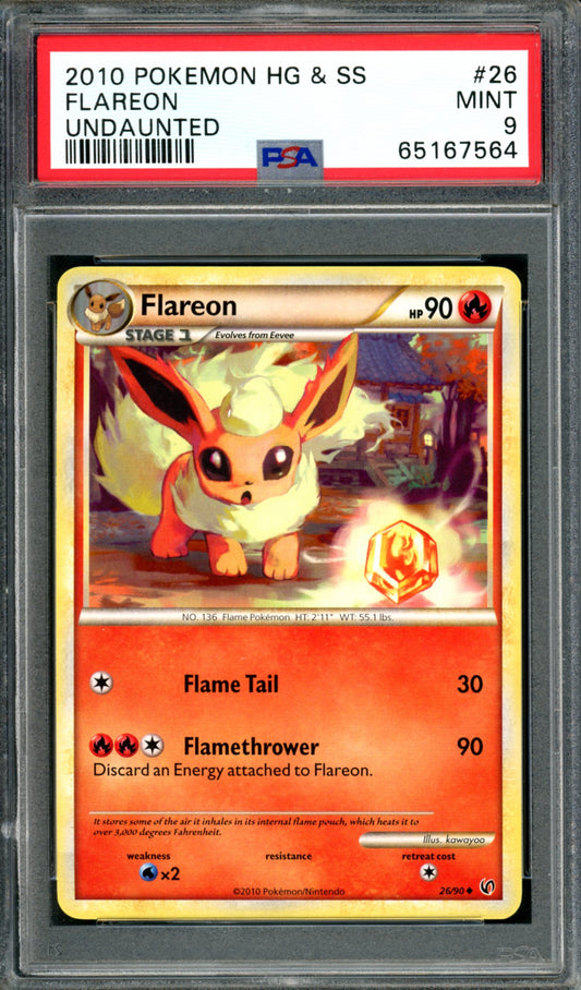 PSA 9 Flareon (26/90) [Undaunted]