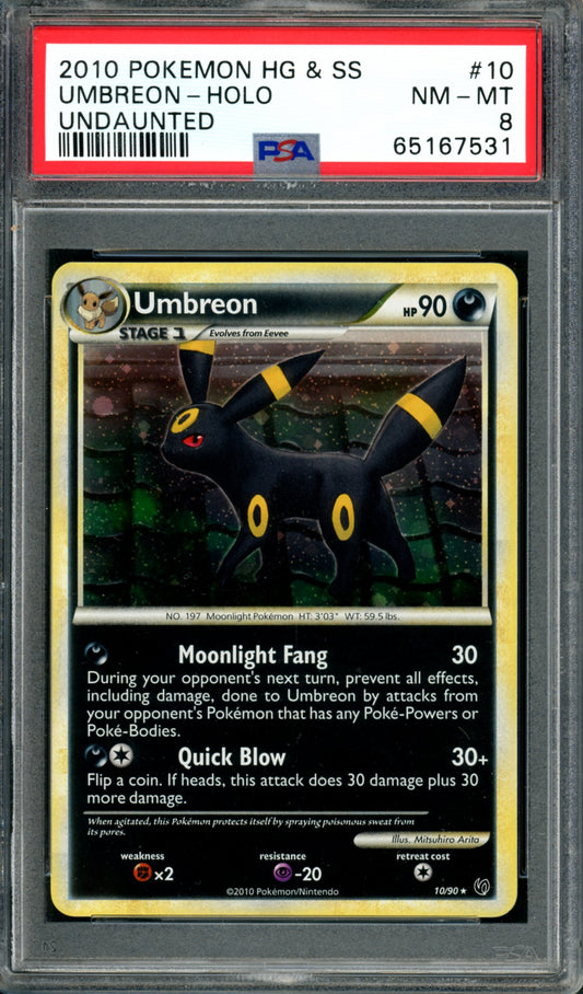 PSA 8 Umbreon (10/90) [Undaunted]