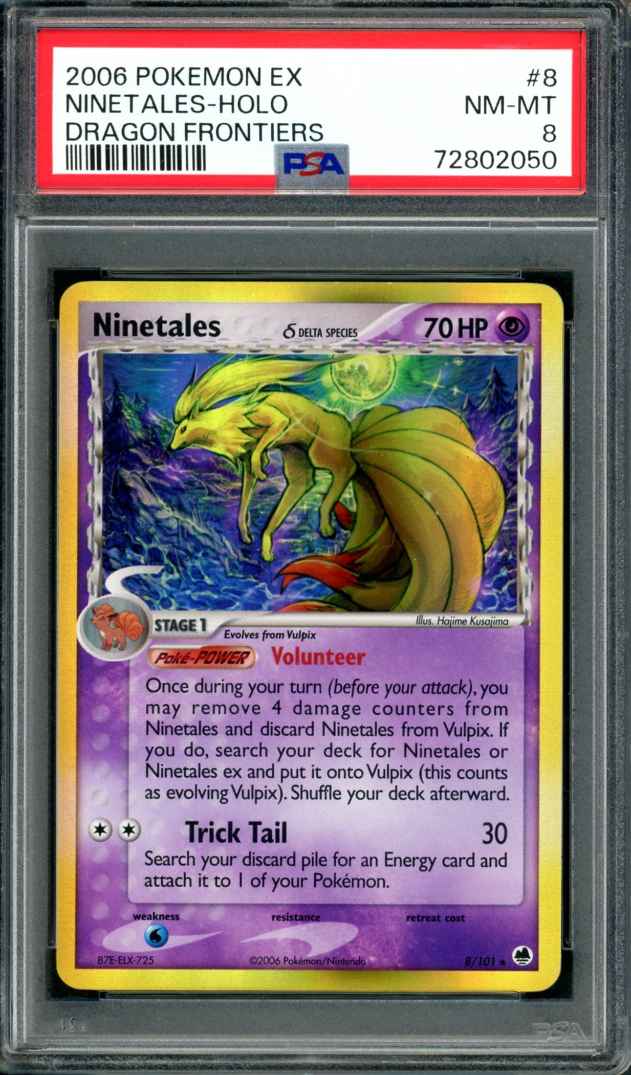 PSA 8 Ninetales (8/101) [Dragon Frontiers]