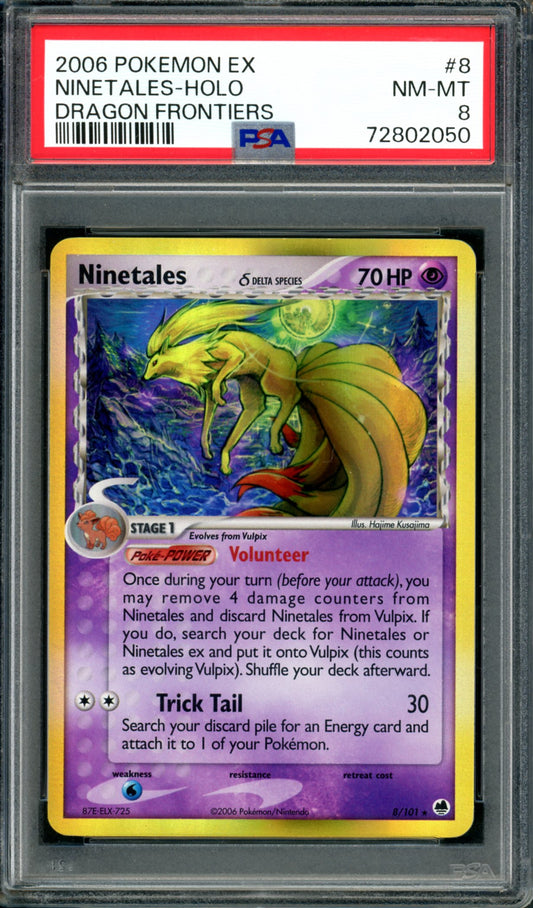 PSA 8 Ninetales (8/101) [Dragon Frontiers]
