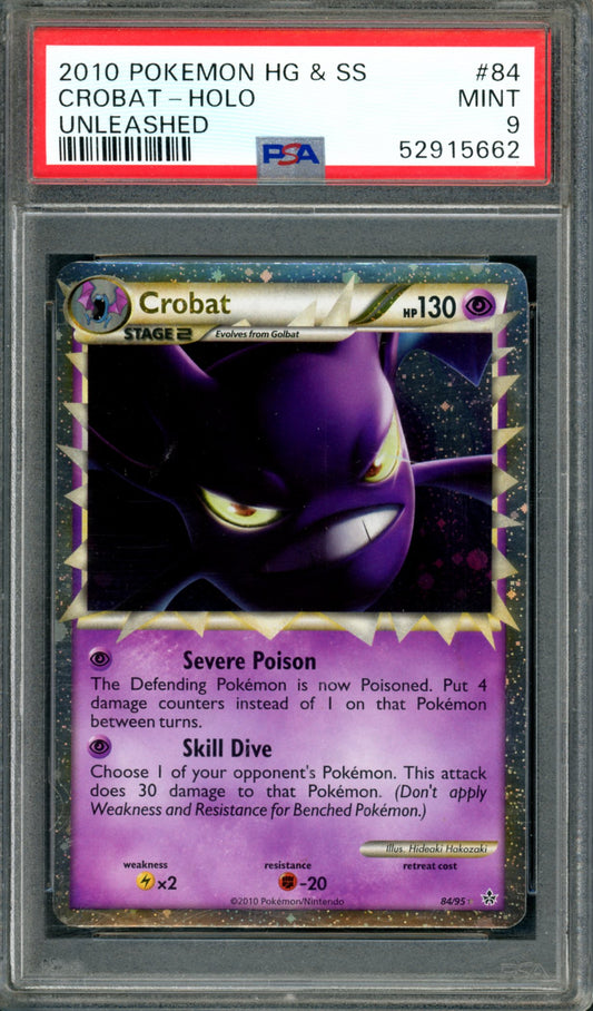 PSA 9 Crobat (84/95) [Unleashed]