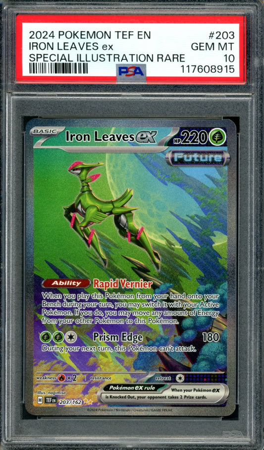 PSA 10 Iron Leaves EX (203/162) [Temporal Forces]