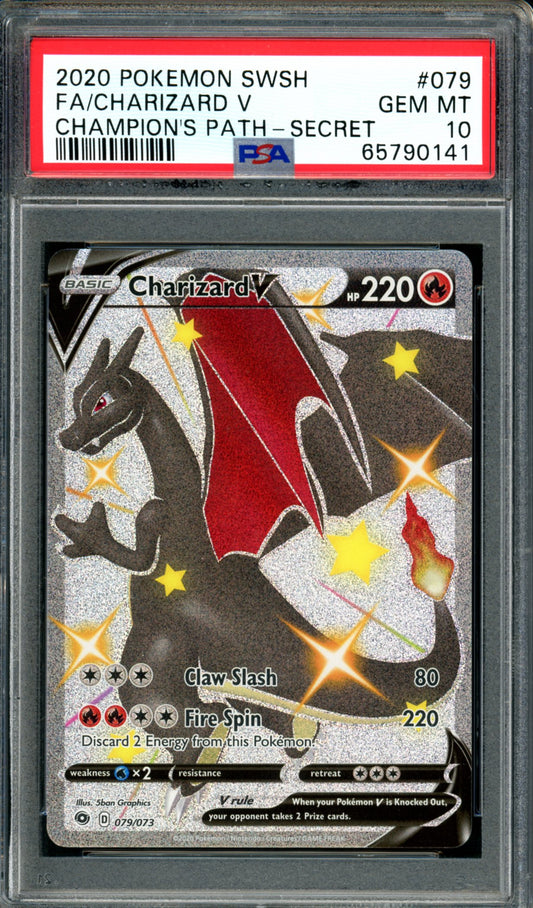 PSA 10 Charizard V (079/073) [Champions Path]