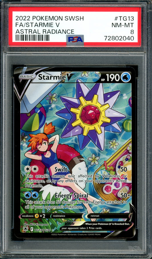 PSA 8 Starmie V (TG13/TG30) [Astral Radiance]