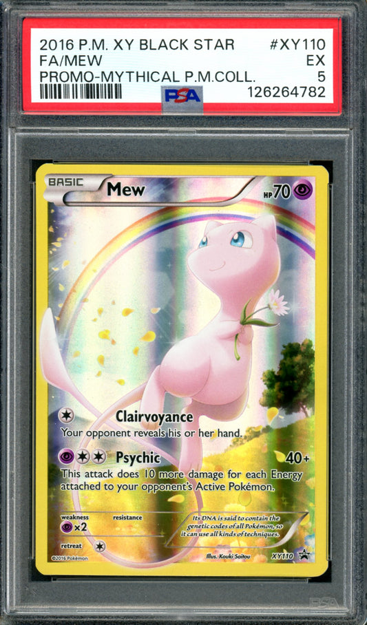 PSA 5 Mew (XY110) [Black Star Promo]