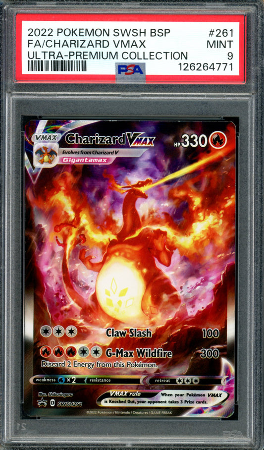PSA 9 Charizard VMAX (SWSH261) [Black Star Promo]