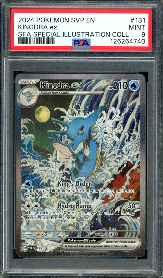 PSA 9 Kingdra EX (SVP131) [Black Star Promo]