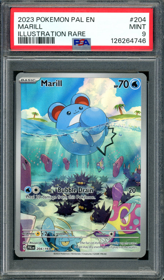 PSA 9 Marill (204/193) [Paldea Evolved]