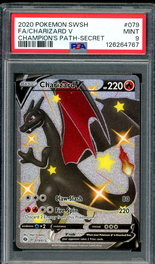 PSA 9 Charizard V (079/073) [Champions Path]