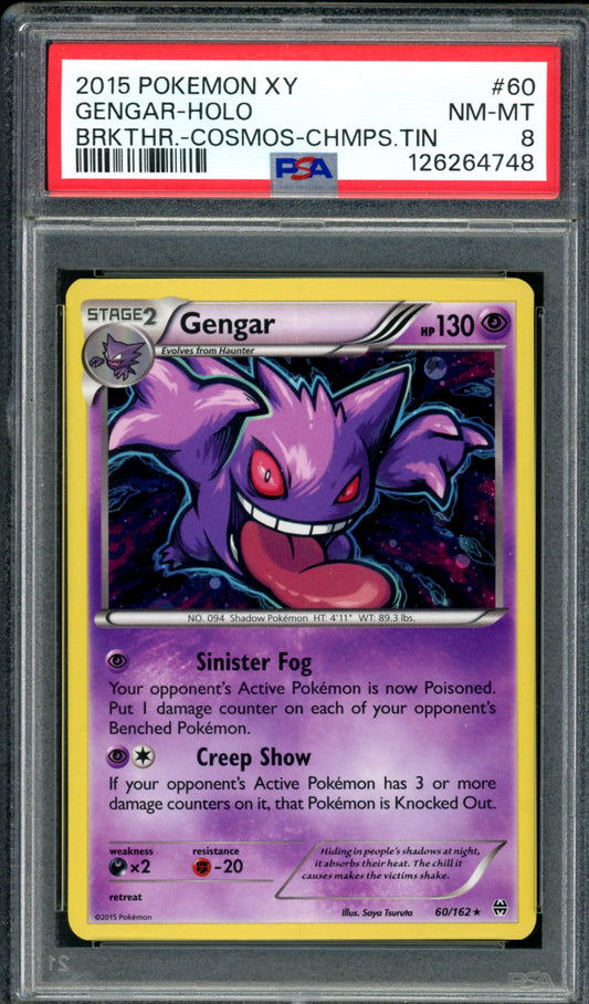 PSA 8 Gengar (60/162) [Breakthrough]