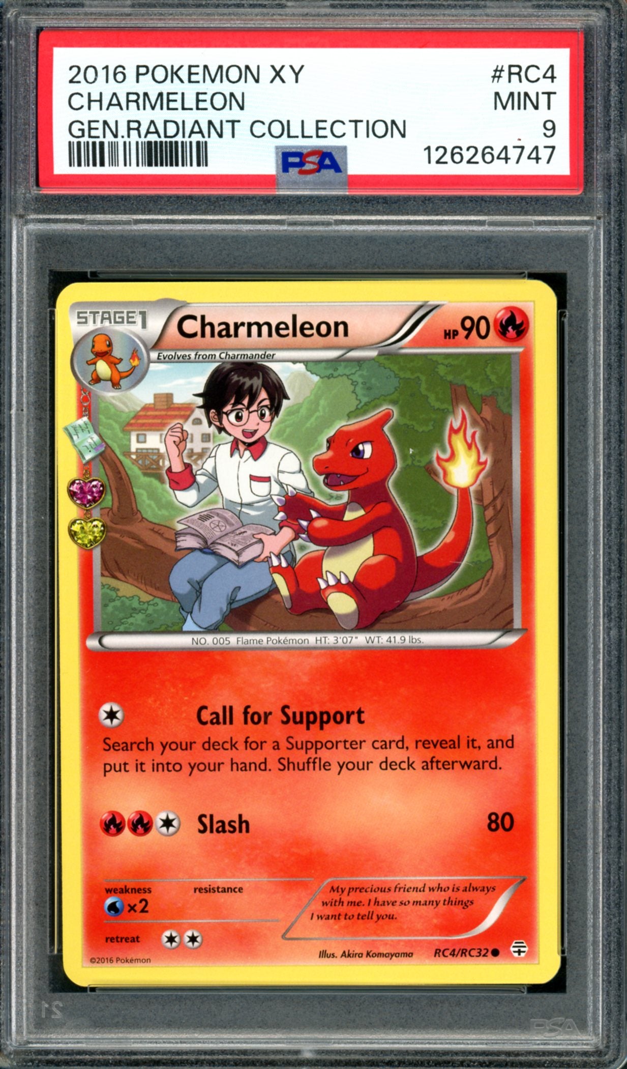 PSA 9 Charmeleon (RC4/RC32) [Generations Radiant Collection]