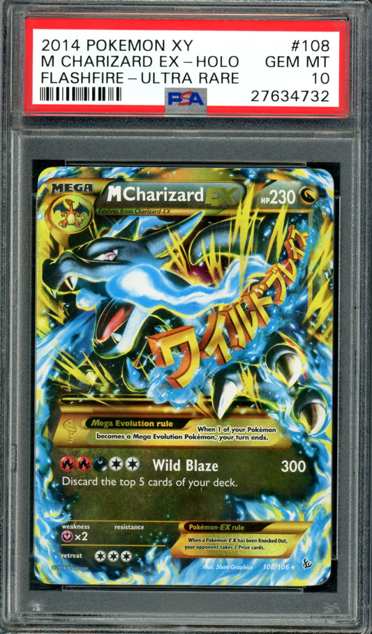 PSA 10 M Charizard EX (108/106) [Flashfire]