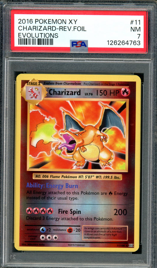 PSA 7 Charizard (11/108) [Evolutions]