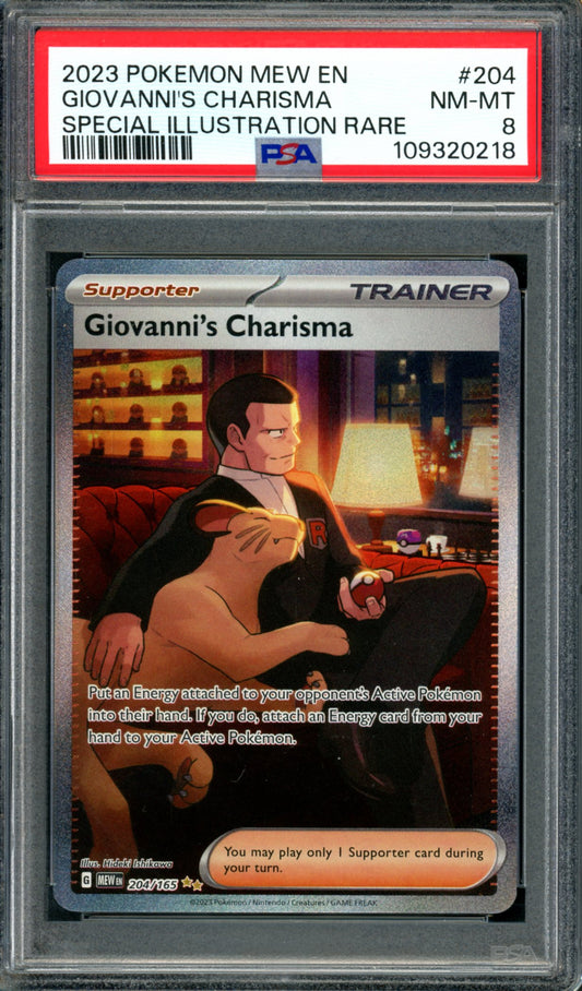 PSA 8 Giovanni's Charisma (204/165) [151]