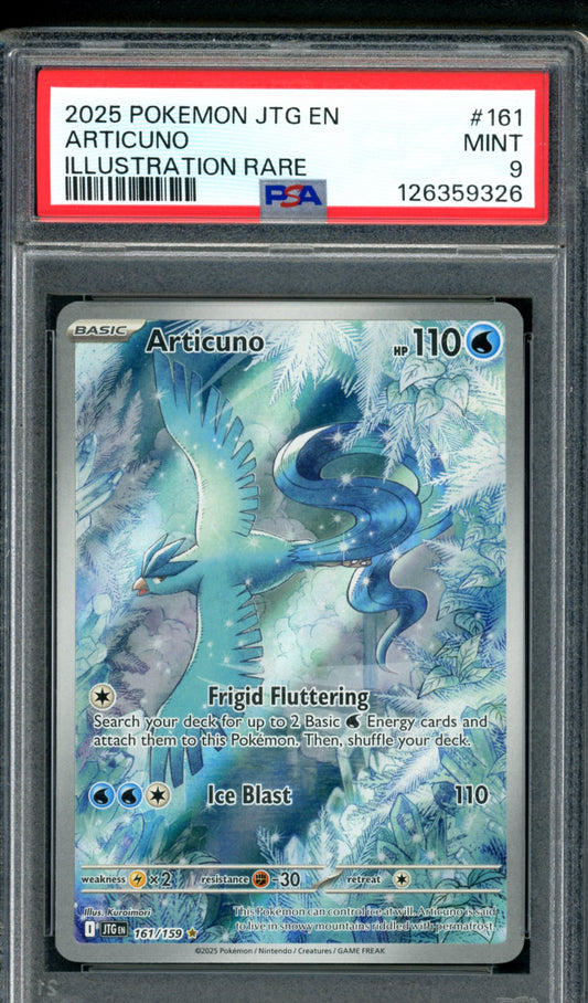 PSA 9 Articuno (161/159) [Journey Together]